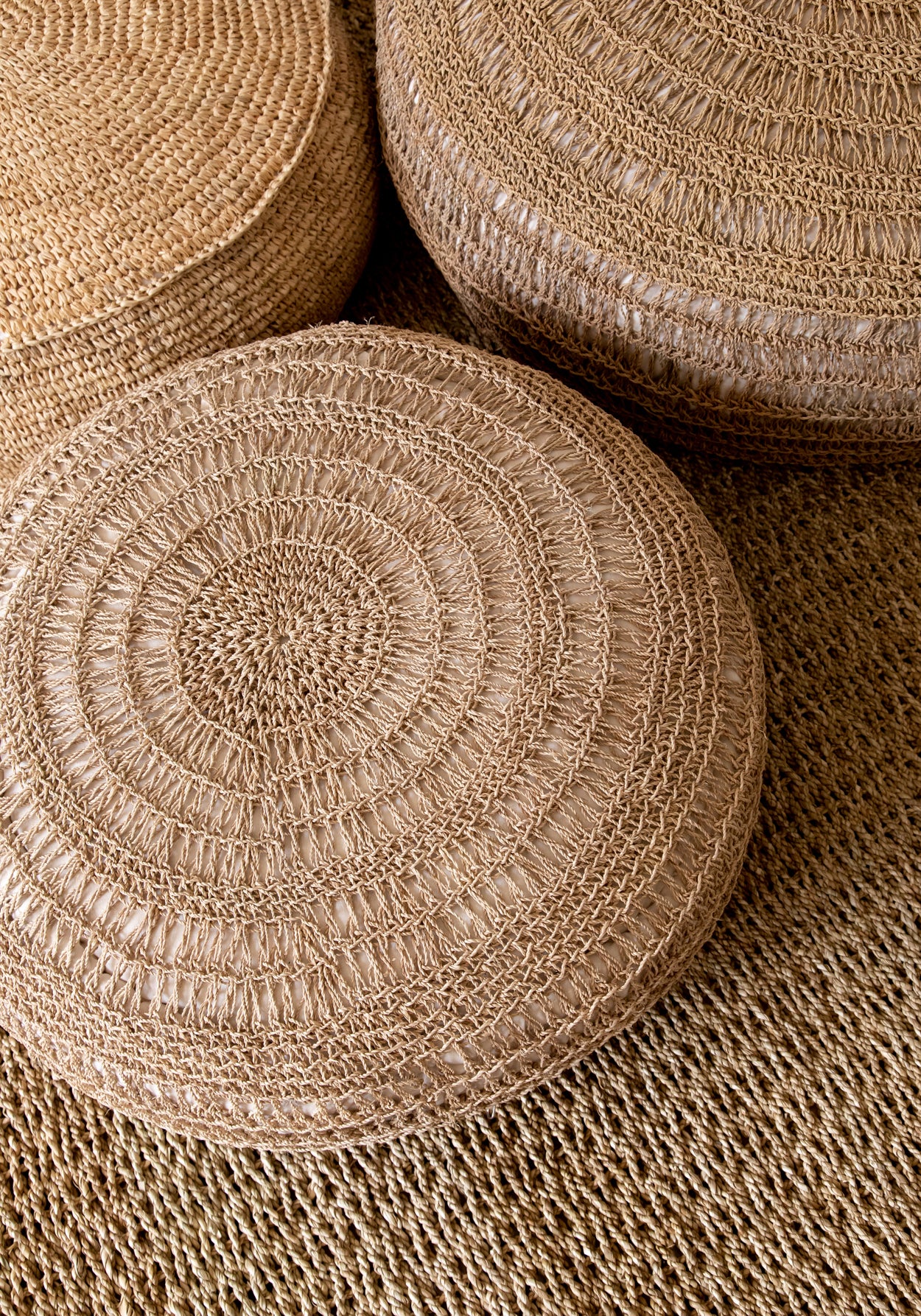 Le Pouf en Jonc de Mer