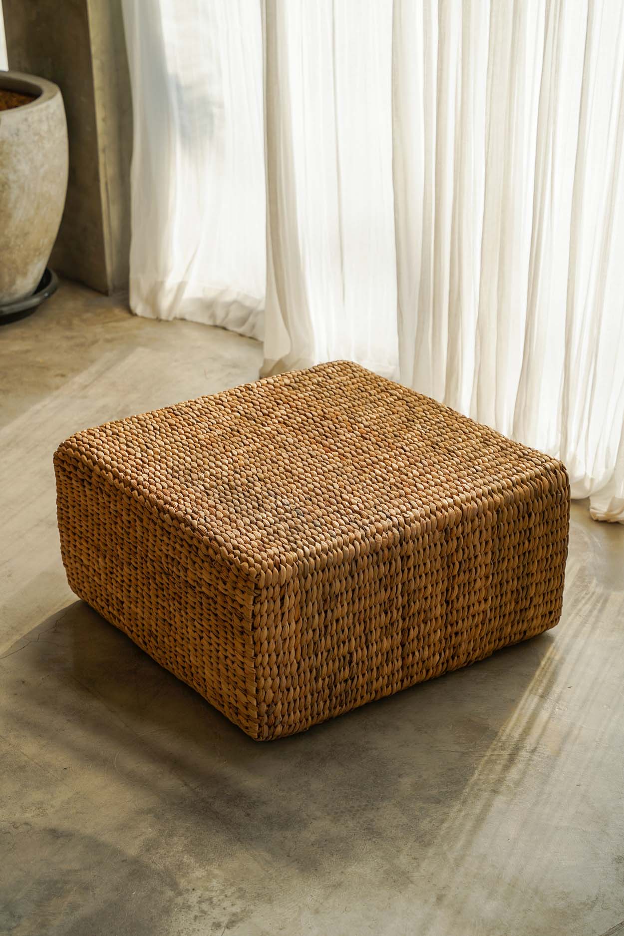 Le Pouf Carré Jacinthe