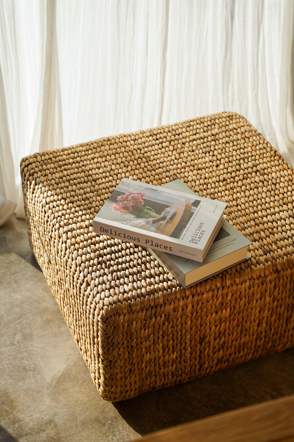 Le Pouf Carré Jacinthe