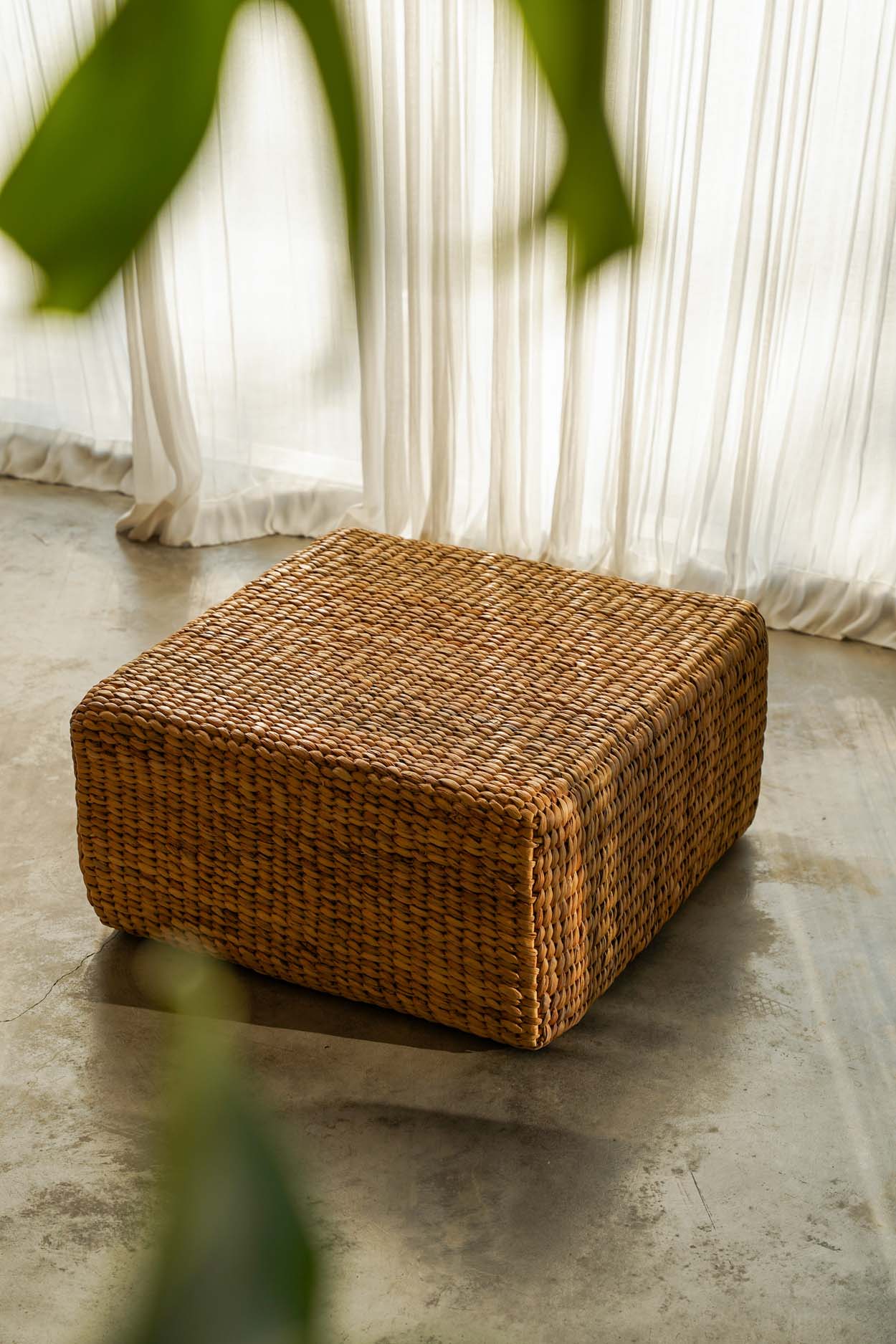 Le Pouf Carré Jacinthe