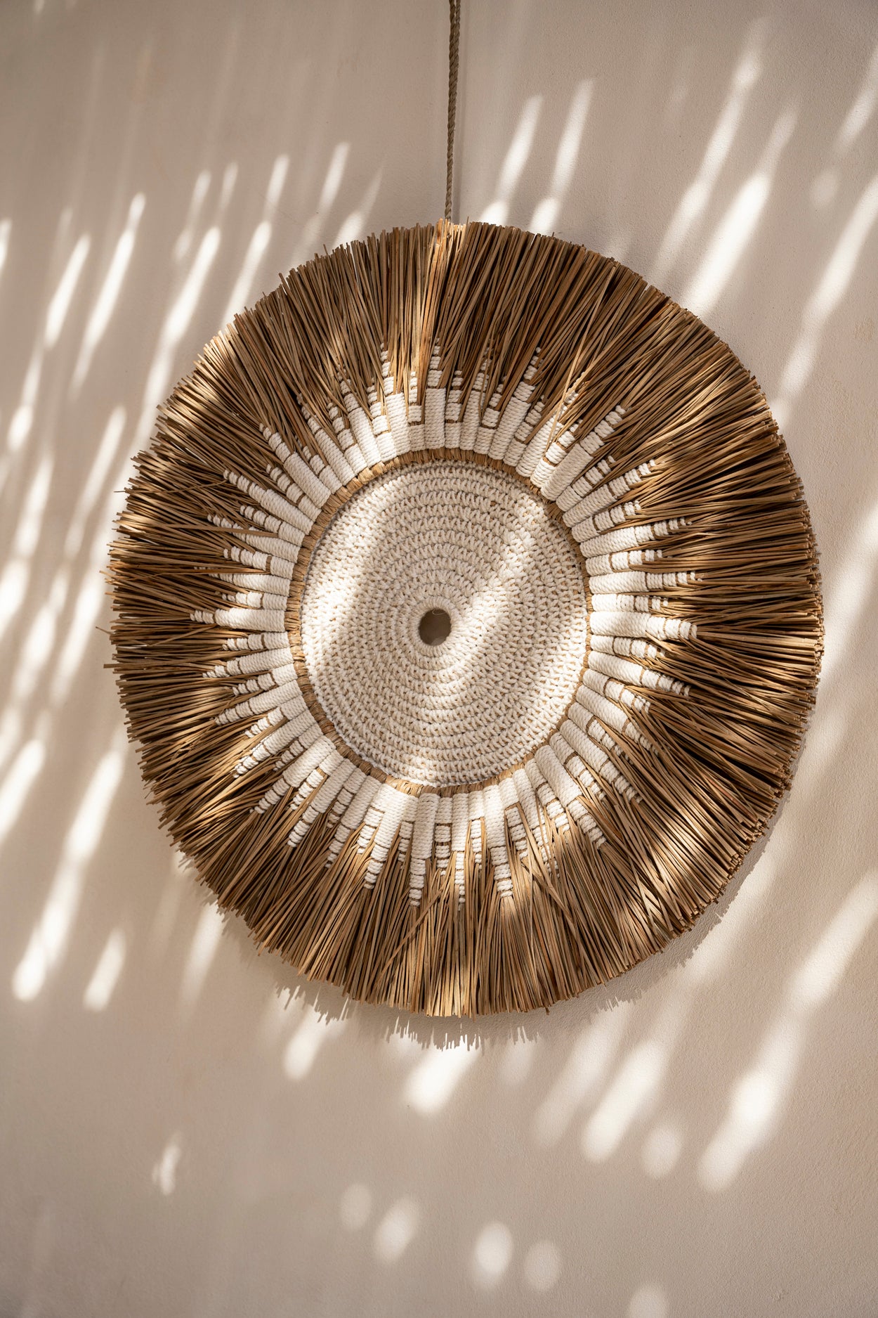 Déco Murale Macramé Raffia