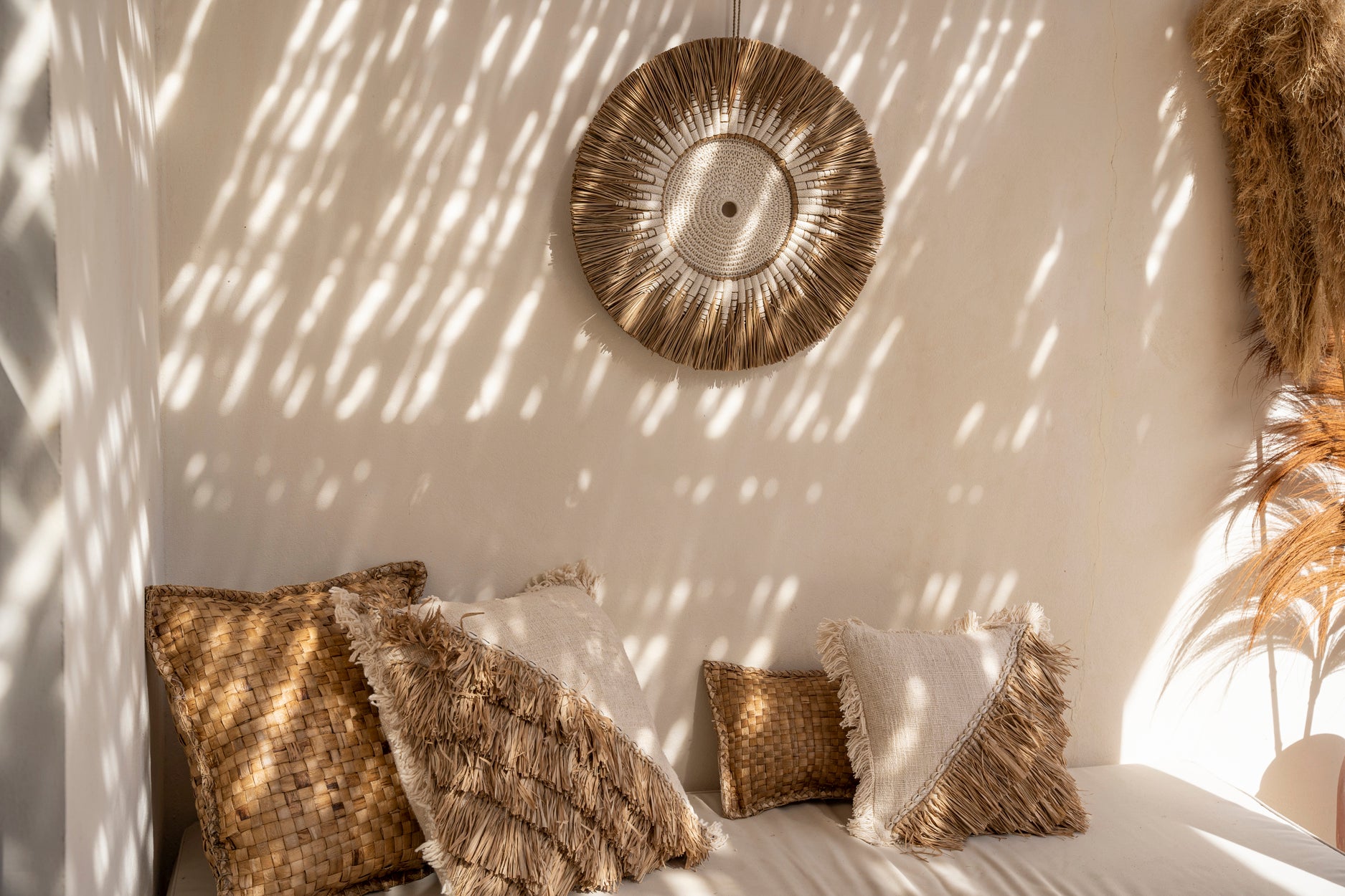 Déco Murale Macramé Raffia