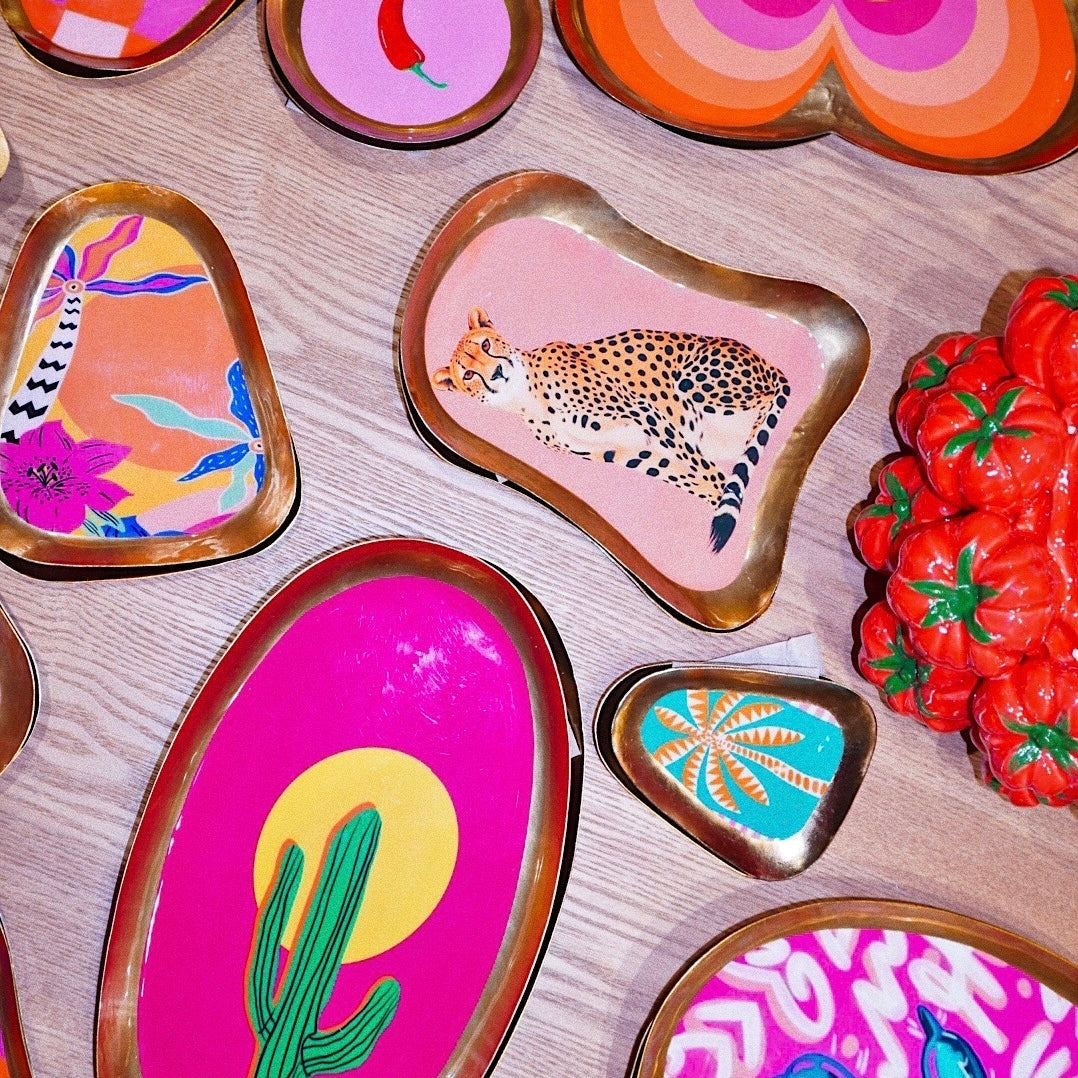 Assiette Murale Tropicale